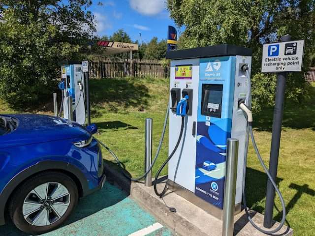 Chargeplace Scotland Charging Station in Dingwall United Kingdom of Great Britain and Northern Ireland