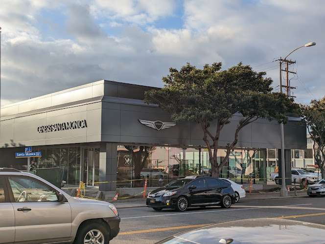 Future Home of Genesis Santa Monica EV Charging Station at 2450 Santa Monica Blvd