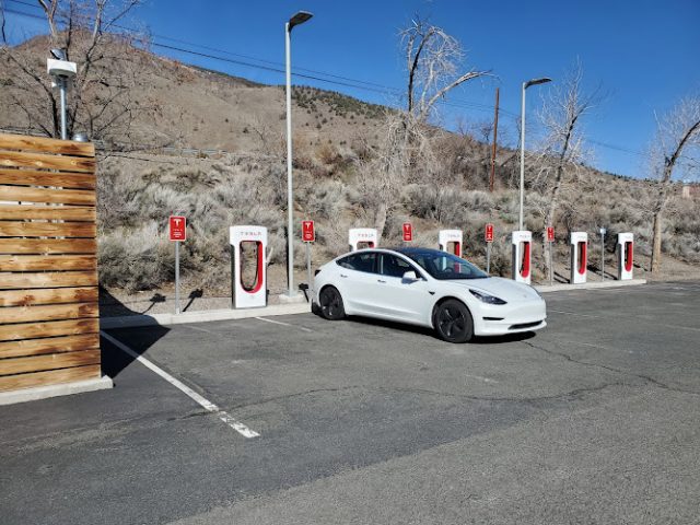 Tesla Supercharger in Gardnerville Nevada