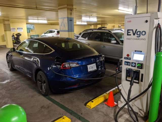 EVgo Charging Station in San Francisco California