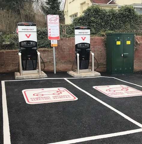 InstaVolt Charging Station in Salisbury United Kingdom of Great Britain and Northern Ireland