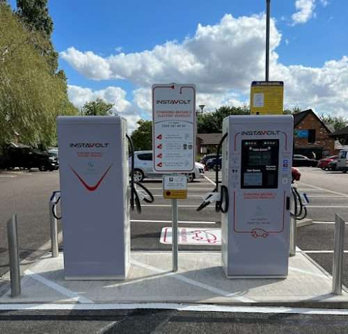 InstaVolt Charging Station in Leicester United Kingdom of Great Britain and Northern Ireland
