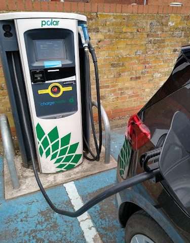 bp pulse Charging Station in Market Rasen United Kingdom of Great Britain and Northern Ireland