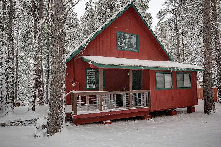 Flagstaff Rental Cabin EV Charging Station at 2584 Cibola Ovi