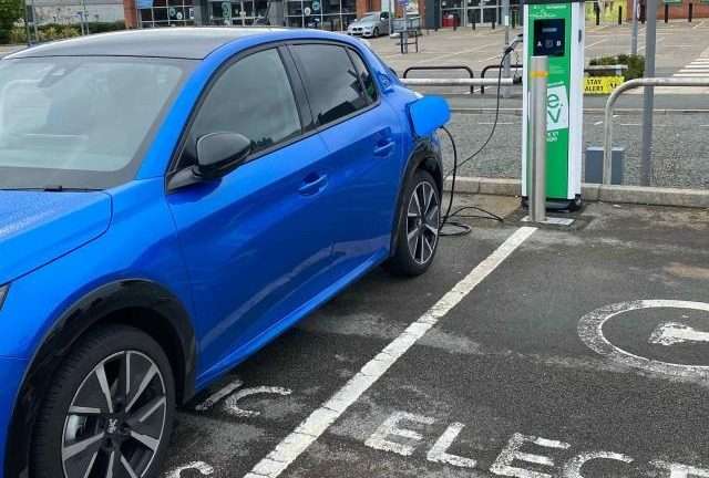 Be.EV Charging Station in Bury United Kingdom of Great Britain and Northern Ireland