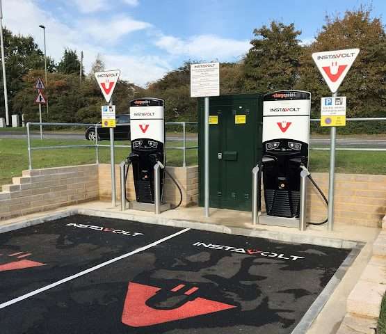 InstaVolt Charging Station in Waterlooville United Kingdom of Great Britain and Northern Ireland