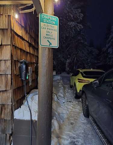 Tesla Destination Charger in Bear Valley California