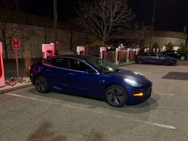 Tesla Supercharger in West Nyack New York
