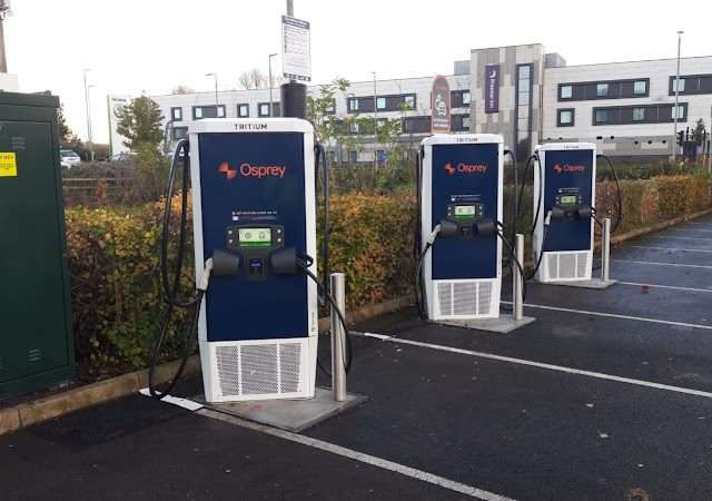 Osprey Charging Station in Bridgwater United Kingdom of Great Britain and Northern Ireland
