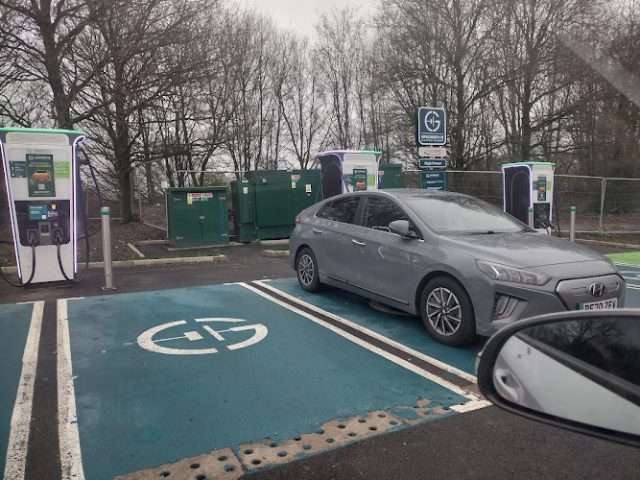 GRIDSERVE Charging Station in Westerham United Kingdom of Great Britain and Northern Ireland
