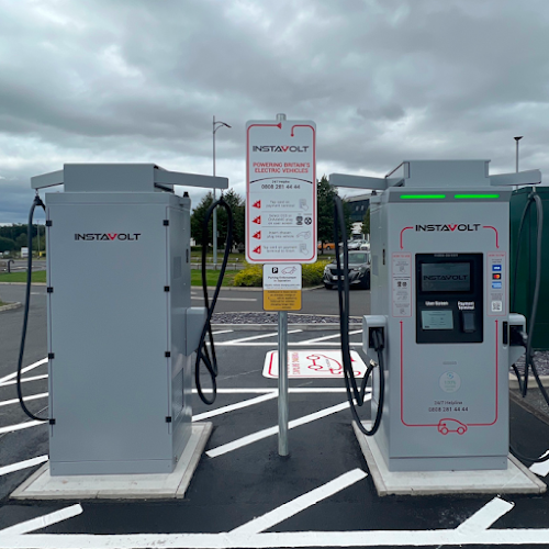 InstaVolt Charging Station EV Charging Station at Costa Coffee