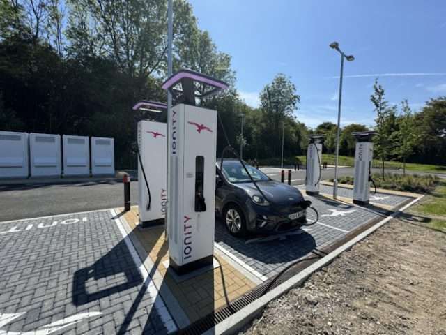 IONITY Charging Station in Lewes United Kingdom of Great Britain and Northern Ireland
