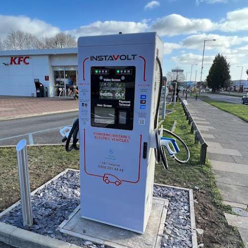 InstaVolt Charging Station EV Charging Station at KFC