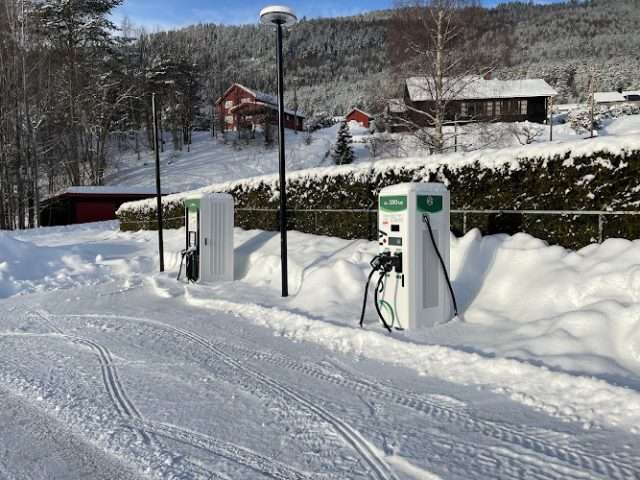 Eviny Charging Station in Tinn Austbygd Norway 3650