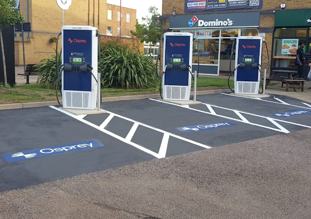 Osprey Charging Station in Daventry United Kingdom of Great Britain and Northern Ireland