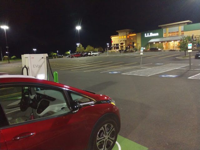 EVgo Charging Station in Danbury Connecticut