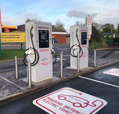 InstaVolt Charging Station in Swadlincote United Kingdom of Great Britain and Northern Ireland