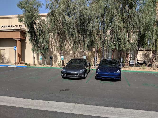 Tesla Destination Charger EV Charging Station at Parking lot
