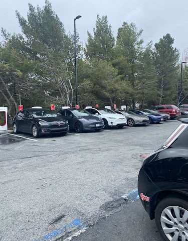 Tesla Supercharger in San Mateo California