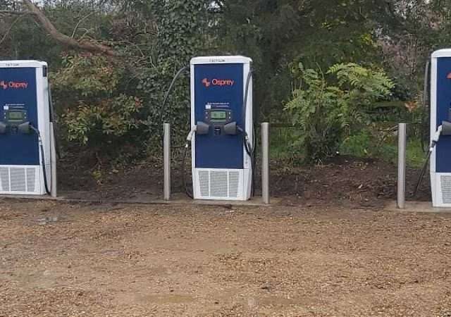 Osprey Charging Station in Milton Keynes United Kingdom of Great Britain and Northern Ireland