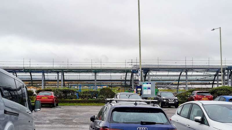 Connected Kerb Charging Stations EV Charging Station at Car Park