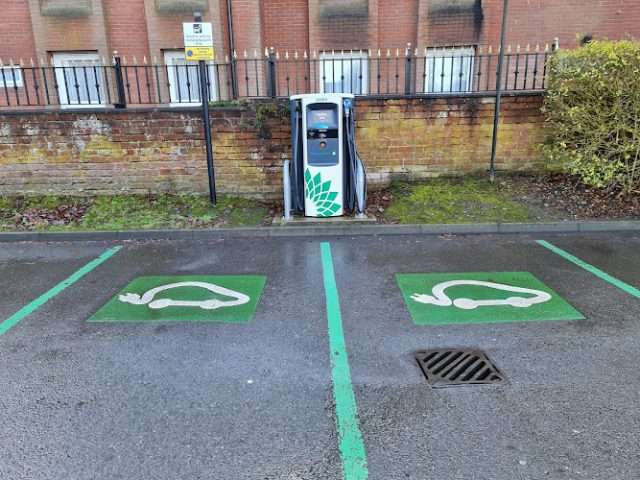 bp pulse Charging Station in Wolverhampton United Kingdom of Great Britain and Northern Ireland