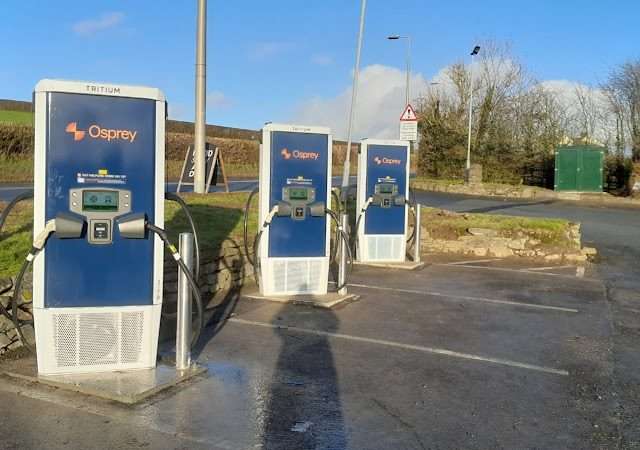 Osprey Charging Station in Carmarthen United Kingdom of Great Britain and Northern Ireland