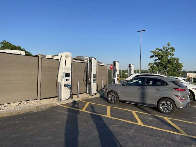 Electrify America Charging Station in Northborough Massachusetts