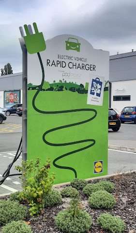 Pod Point Charging Station in Birmingham United Kingdom of Great Britain and Northern Ireland