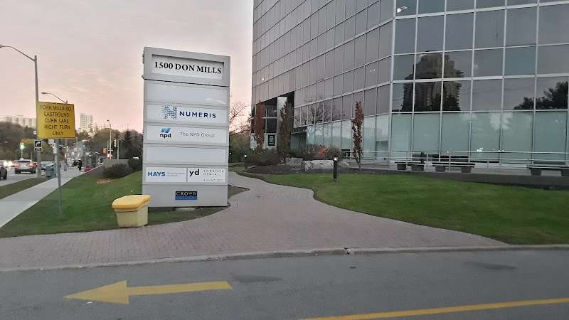 Electric Vehicle Charging Station EV Charging Station at 1500 Don Mills Rd.