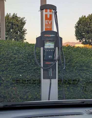 ChargePoint Charging Station in Irvine California