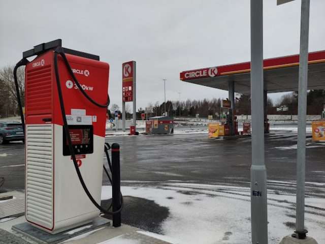 Circle K Charging Station in Grimstad Norway 4877