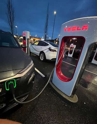 Tesla Supercharger in Stord Norway 5411