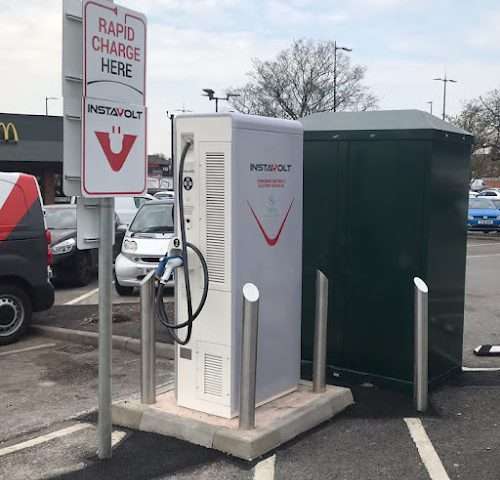InstaVolt Charging Station in Liverpool United Kingdom of Great Britain and Northern Ireland