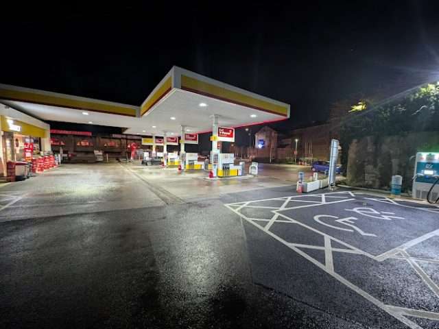 Shell Recharge Charging Station in Shipley United Kingdom of Great Britain and Northern Ireland