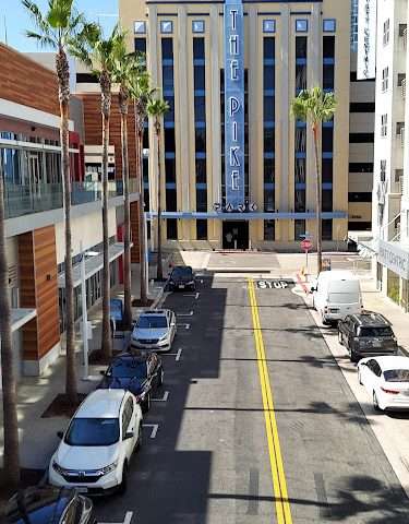 The Pike Outlets Parking Garage in Long Beach California