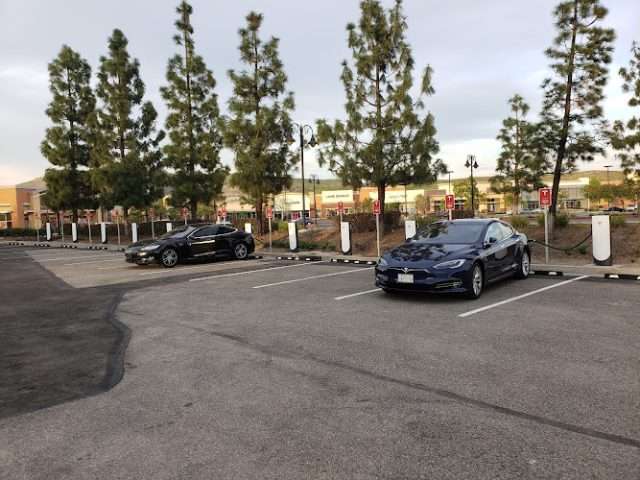 Tesla Supercharger in Corona California