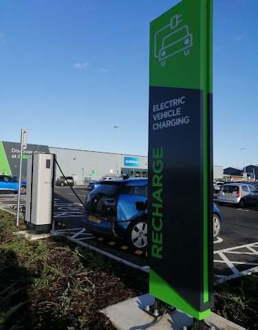 GeniePoint Charging Station in Worksop United Kingdom of Great Britain and Northern Ireland