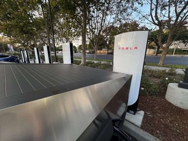 Tesla Supercharger in Dublin California