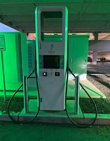 Electrify America Charging Station in Willow Grove Pennsylvania