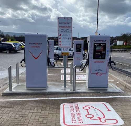 InstaVolt Charging Station in Luton United Kingdom of Great Britain and Northern Ireland