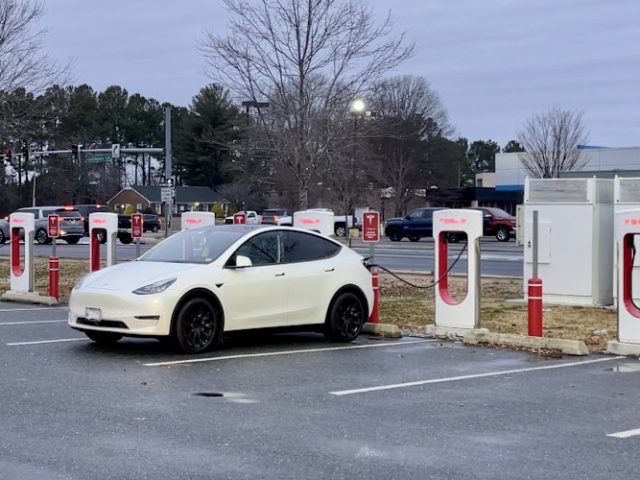 Tesla Supercharger in Easton Maryland