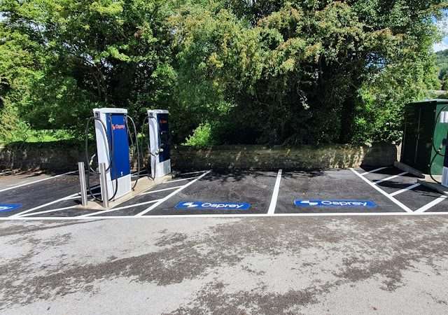 Osprey Charging Station in Matlock United Kingdom of Great Britain and Northern Ireland