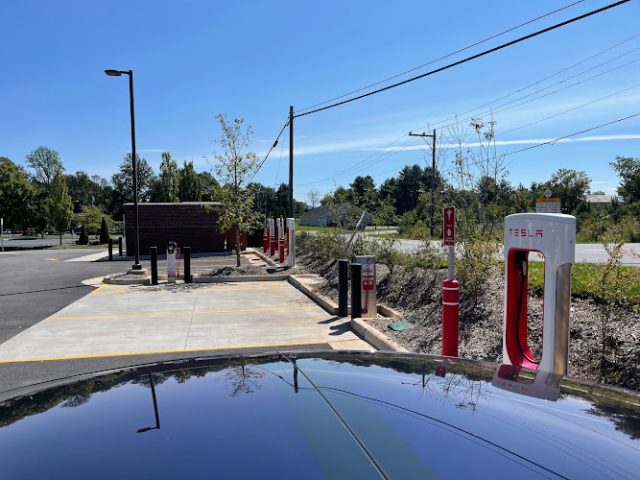 Tesla Supercharger in Charlottesville Virginia