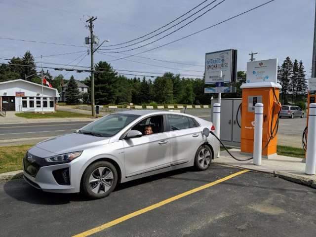 eCharge Network Charging Station in New Brunswick NB Canada