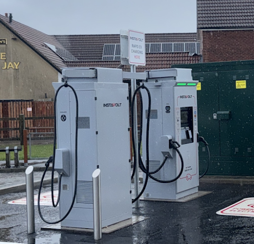 InstaVolt Charging Station in Derby United Kingdom of Great Britain and Northern Ireland