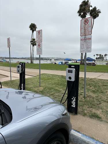 Blink Charging Station EV Charging Station at 1100 W Mission Bay Dr