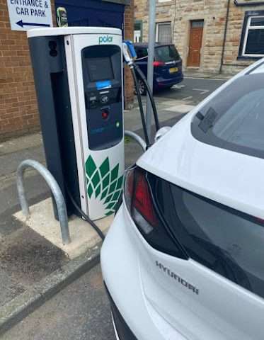 bp pulse Charging Station in Burnley United Kingdom of Great Britain and Northern Ireland