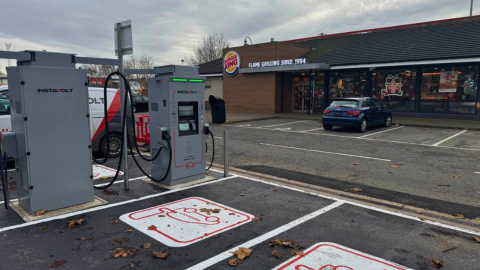 InstaVolt Charging Station in Oxford United Kingdom of Great Britain and Northern Ireland
