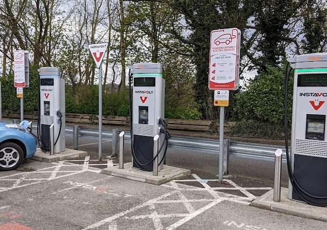 InstaVolt Charging Station in Booths United Kingdom of Great Britain and Northern Ireland